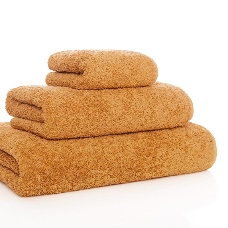 Long Double Loop Hand Towel, 18" W x 30" L, Camel