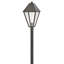 Endsley Single Light Outdoor Aluminum Post Mount Lantern