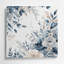 Aquarelle florale 66, art mural en métal beige-1074056813