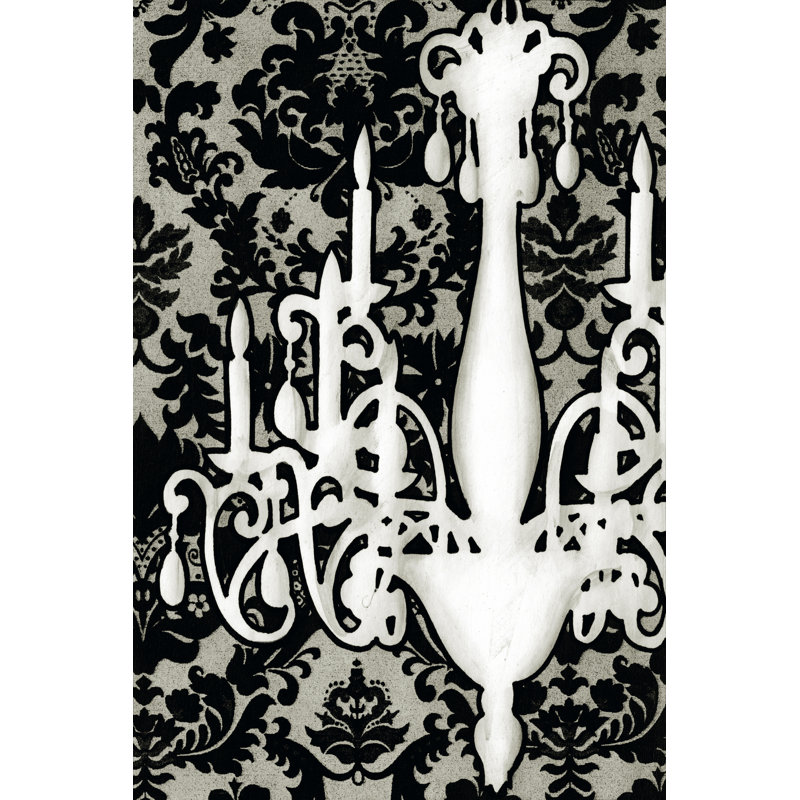 Small Patterned Chandelier I (P) by Ethan Harper - Wrapped Canvas Art Prints, 46cm H x 30cm W x 3.8cm D