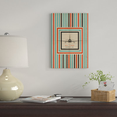 «pourquoi pas maintenant ? "travel poster" par 08, impression sur toile