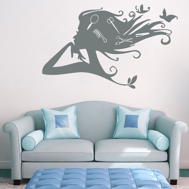 Entertainment Non-Wall Damaging Wall Decal, Grey