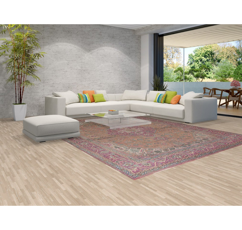 Tapis traditionnel géométrique rétro 10 x 12