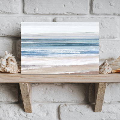 Serene Coastal Horizon I by PI Studio - Wrapped Canvas Print