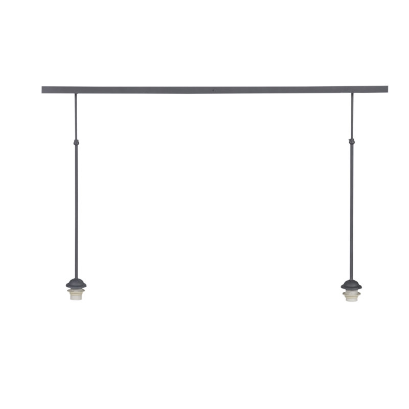 San Pablo 2 - Light Kitchen Island Pendant, Lead Paint Metal