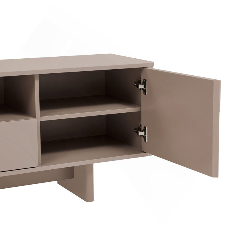 Ella 59" TV Stand In Mocha, Mocha