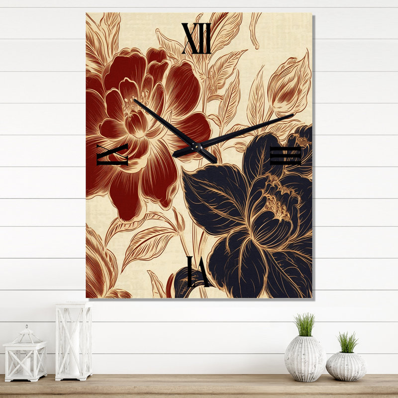 Horloge murale Janith, H 40 po x l 30 po x P 1 po