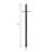 Kerys Lamp Post with Cross Arm-232488165-232488164-232488070