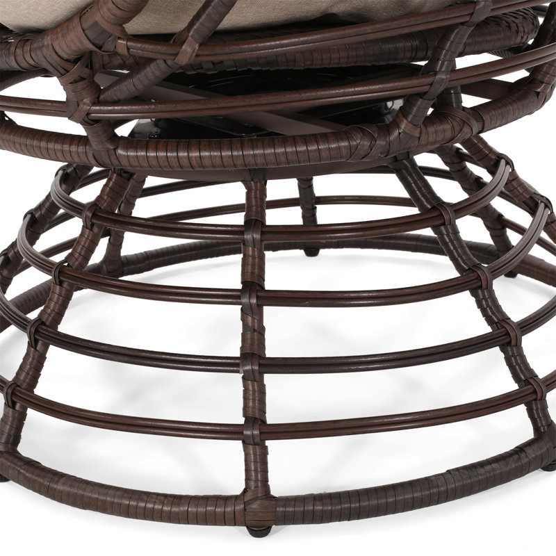 FAUTEUIL PIVOTANT ROBERTSON, Brun, Noir