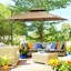 Parasol excentré 10 pi avec base Outsunny-1550398535