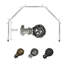 Tringle à rideaux simple pour baie vitrée à 5 côtés Hardaway-28852049-121428653