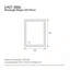 Miroir de salle de bain à DEL avec cadre en aluminium-1018053171