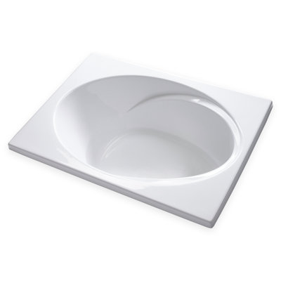 60'' x 42'' Drop-In Soaking Acrylic Bathtub