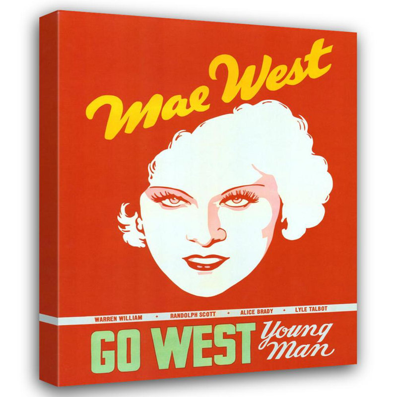 Go West Young Man, 18" H x 14" W