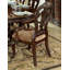 Ensemble de 2 fauteuils de style traditionnel avec garniture en tissu d'ameublement en bois doré
