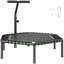 VEVOR in. Round Fitness Trampoline with Handlebar