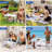 Camping Table: Adjustable Height Small Folding Table 2...