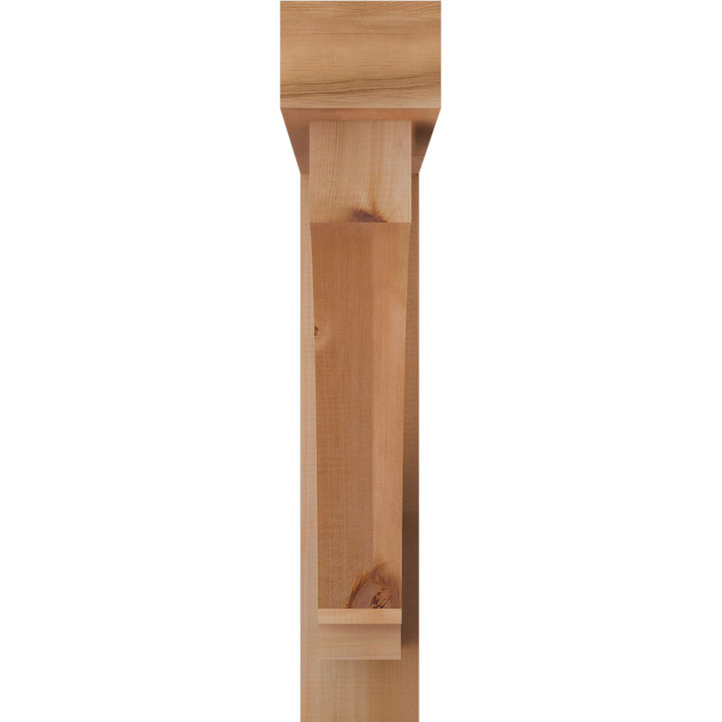 Support de bloc impérial avec entretoise décalée, 32 x 32, Cèdre rouge occidental de l 6 po (scié brut)