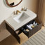 Meuble-lavabo mural 36 po avec comptoir en pierre frittée et lavabo encastré en céramique Muri-128868424-128868428-128970742