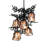 Bertka 5 - Light Dimmable Tiered Chandelier
