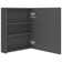Sigismund 50cm x 60cm Surface Mount Mirror Cabinet with LED Lighting