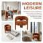 Fauteuil d'appoint sculpturale en tissu pelucheux Striking - une place moderne pour le salon, la chambre à coucher ou le bureau-1281085200