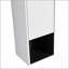 Armoire de salle de bain moderne moderne de 12 pouces avec portes à fermeture douce et fixation flottante pour un rangement élégant