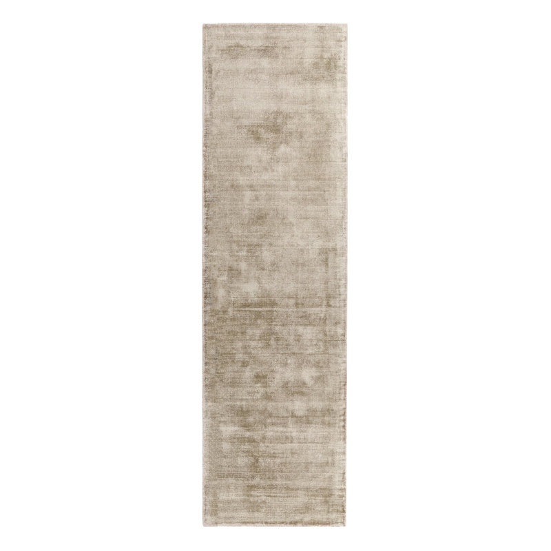 Nareg Handmade Tufted Smoke/Beige Rug, Runner 66 x 240cm