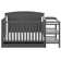 Steveston 5-in-1 Convertible Crib and Changer with Storage
