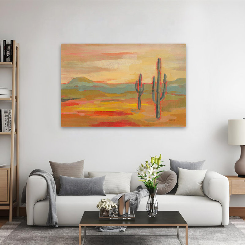 Cactus - désert Saguaro, H 40 po x l 60 po