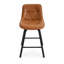 Tabouret de comptoir pivotant 26 po avec siège en similicuir-1962001918