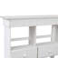 Table de jardin en pot, design rustique et élégant avec plusieurs tiroirs et tablettes pour le rangement-1605739187