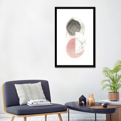 «Blush Geo II» par Isabelle Z - impression d'art graphique