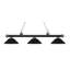 Luminaire suspendu linéaire à 3 lumières pour table de billard Chevelle-22736891-22736885