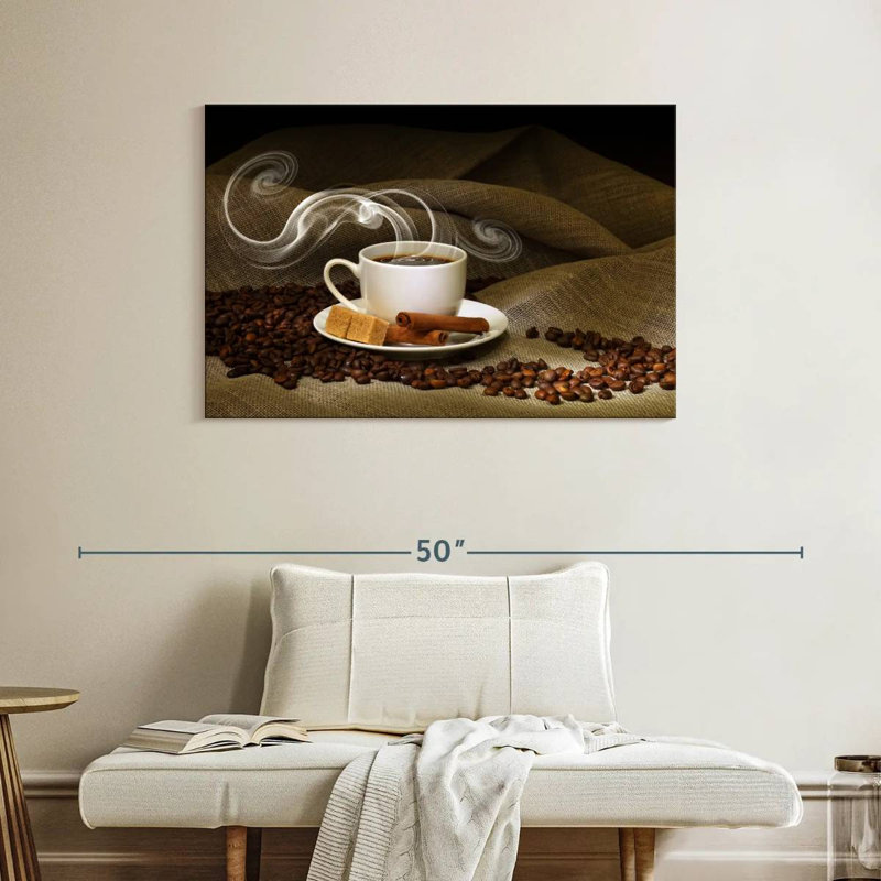 Yarlin Steaming Cinnamon Coffee, 26" H x 39" W
