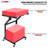 5 Core 9U Professional Audio Rack Mount DJ Mixer Stand Studio Adjustable Table Cart with Wheels