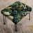 Green Forest Botanical Pattern - Botanical Rectangle Ottoman