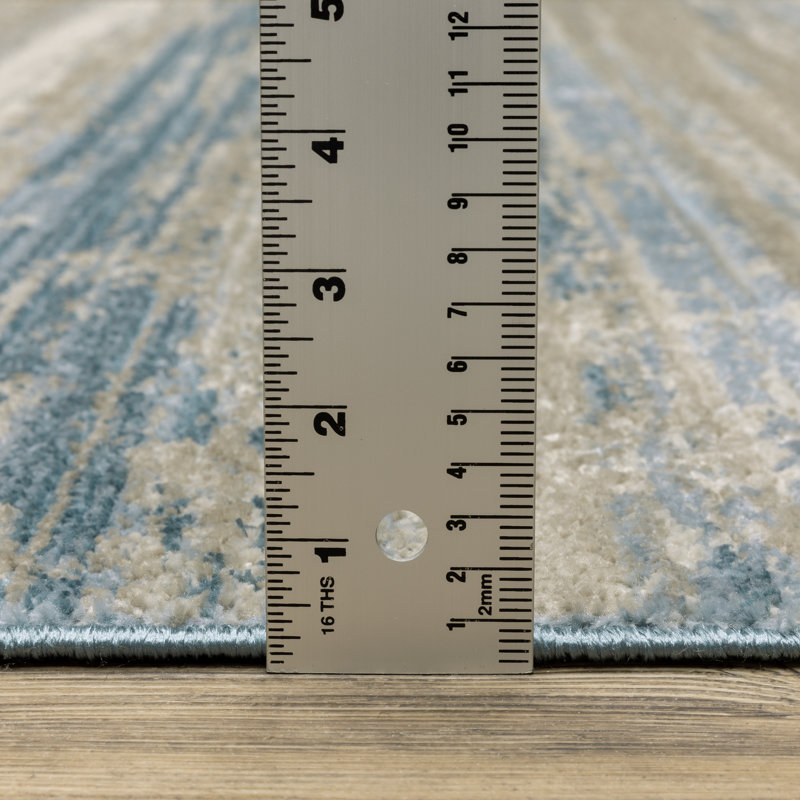 Striped Indoor Rug, Rectangle 5'3" x 7'6"