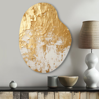 Estelle - Abstract Painting Pear Shape Assymterical Metal Wall Art