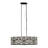 Kato 6-Light Oval Pendant - Carbon Black-1511346632