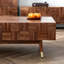 Table basse moderne avec rangement en noyer noir-107735446