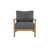 Huntington Teak 5 - Person Patio Conversation Set with Cushions-73896497
