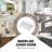 Modern Ceramic Vessel Sink 24"x13.8" Bathroom Vanity Bowl Countertop White