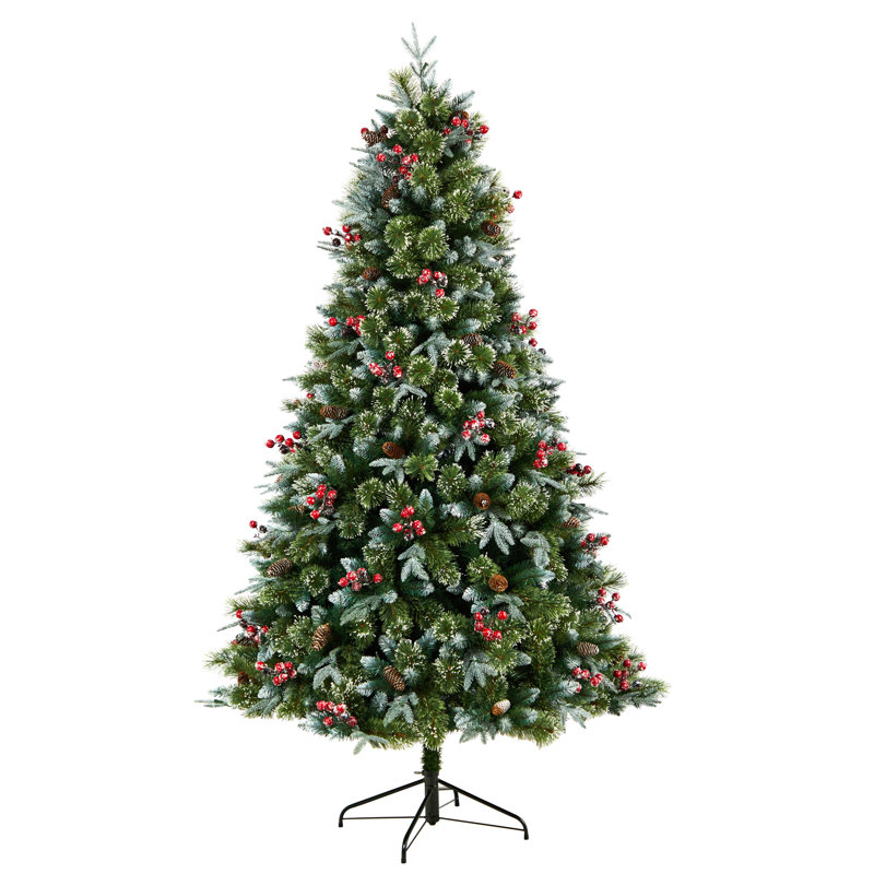90' H Lighted Artificial Spruce Christmas Tree