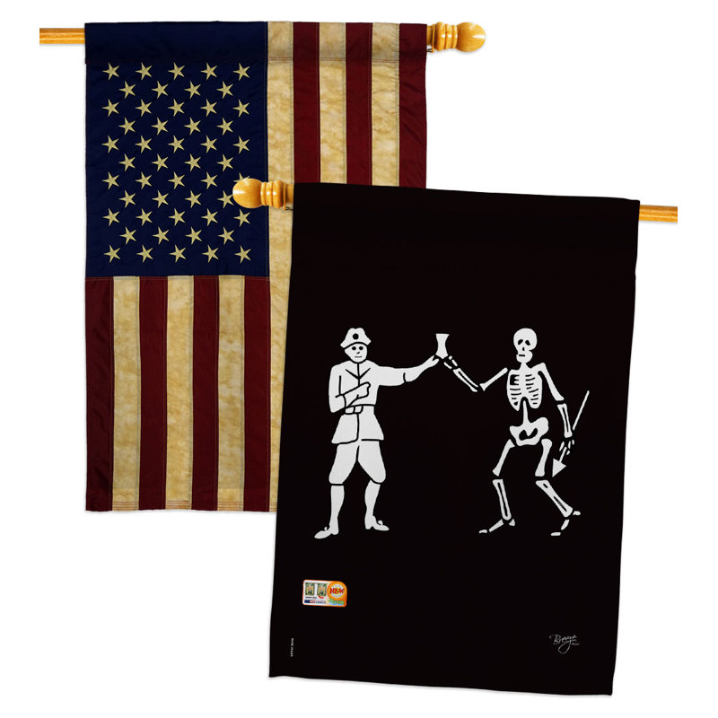 Double Sided 40'' H x 28'' W Polyester House Flag