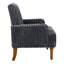 Chaises d'appoint rembourrées modernes et confortables avec tissu en velours côtelé, pieds en bois massif-1596532311-1596532308
