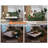 Pull Out Sofa Bed, Sleeper Sofa, 2-In-1 Convertible Corduroy Couch with USB Charging, Memory Form Couch for Living Room, Apartment and Small Space-150986926-150986924