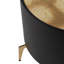 Table d'appoint en bois et verre avec design moderne et glamour rond-99378798-99378796