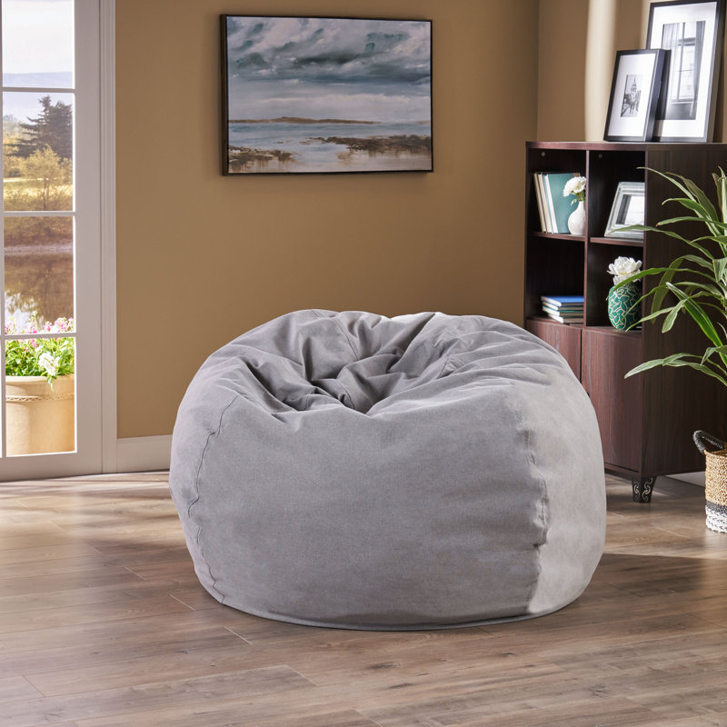 Polyester Classic Bean Bag, Charcoal