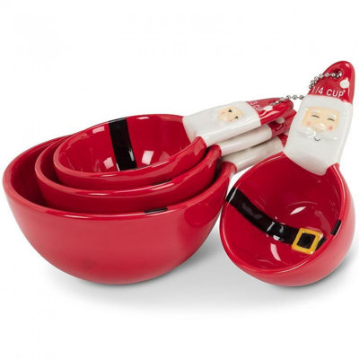 Santa Measuring Cups. Set Of 4
